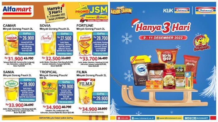 Promo JSM Alfamart dan Indomaret pada 9-11 Desember 2022: Diskon Minyak Goreng hingga Detergen